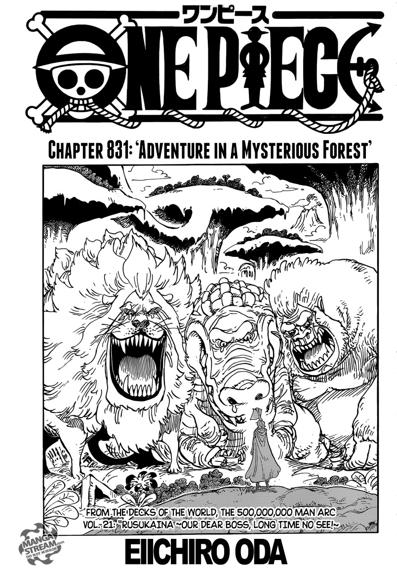 One Piece Chapter 831