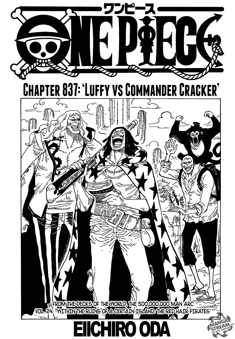 One Piece Chapter 837