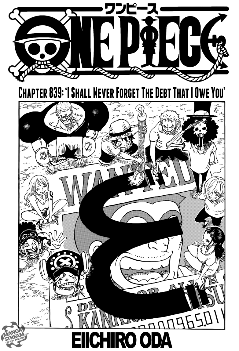 One Piece Chapter 839