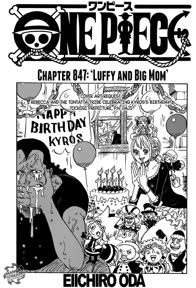 One Piece Chapter 847