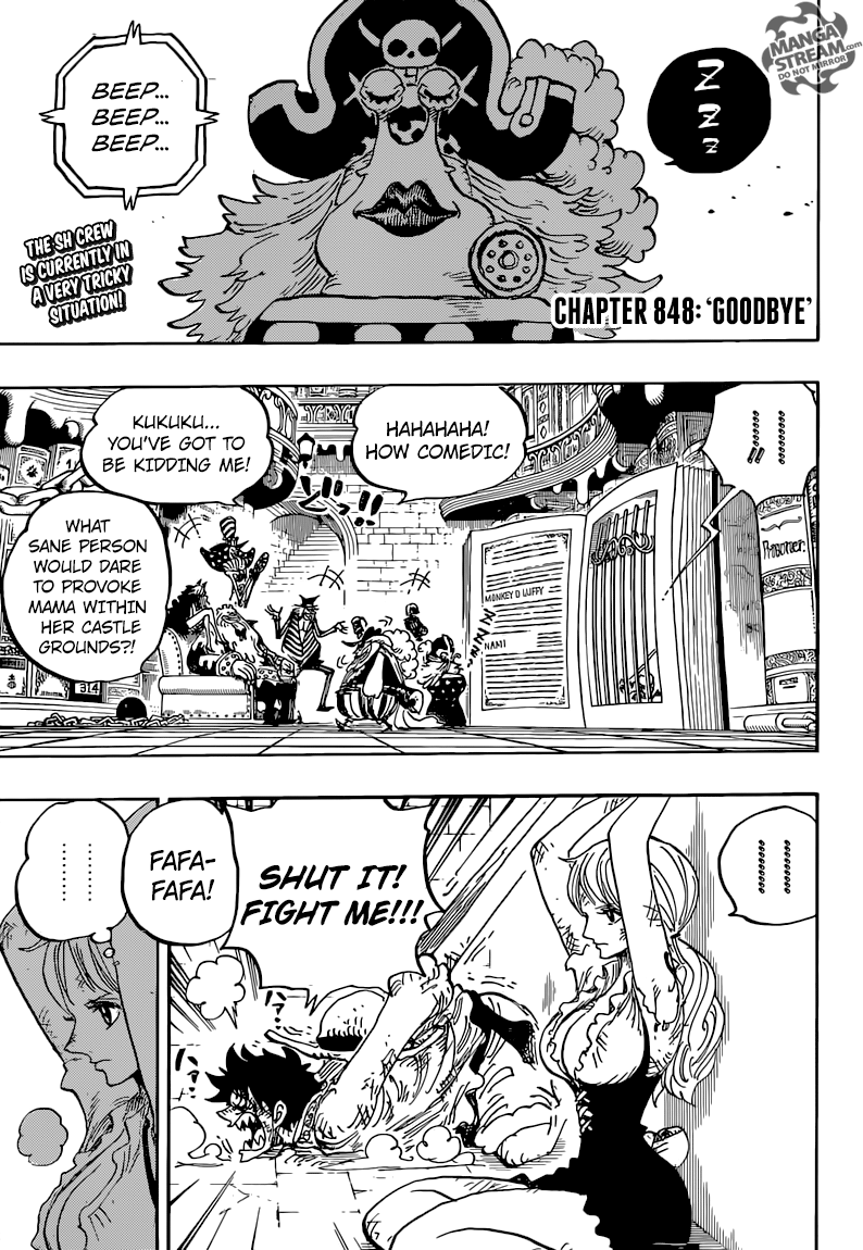 One Piece Chapter 848