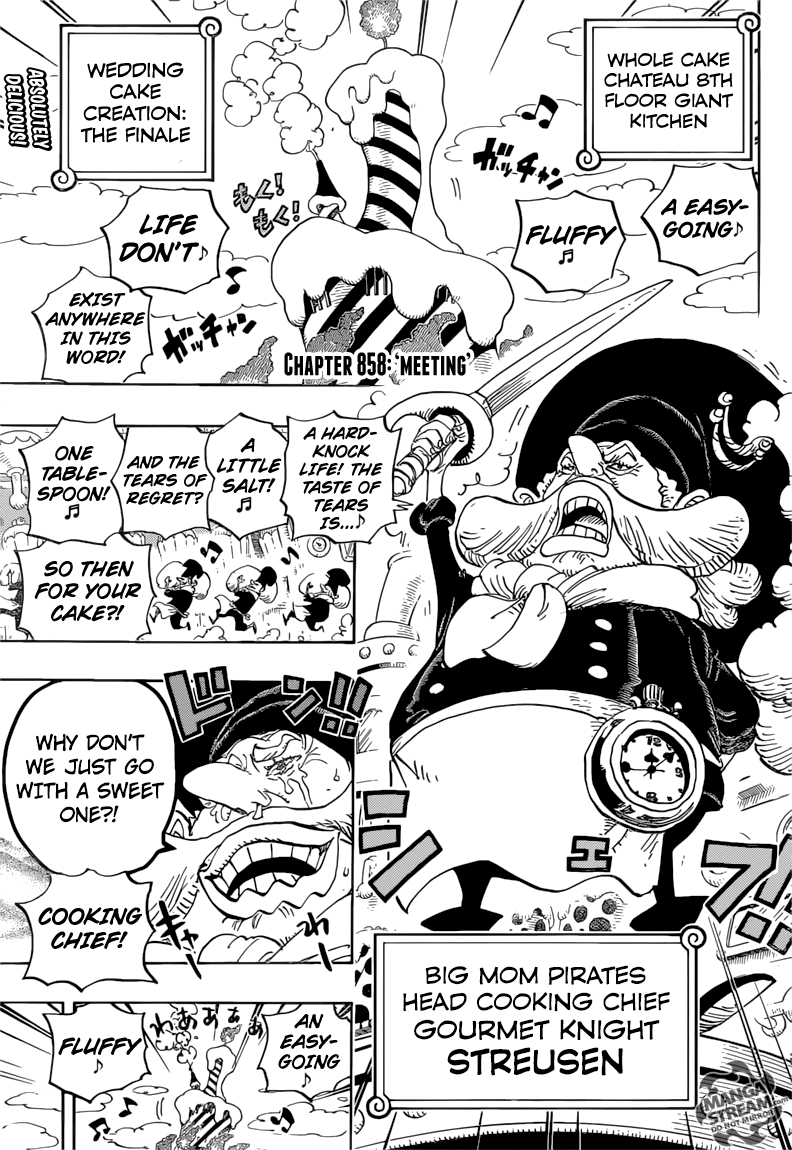 One Piece Chapter 858