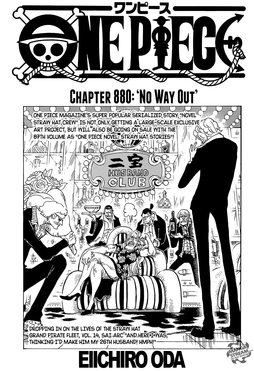 One Piece Chapter 880