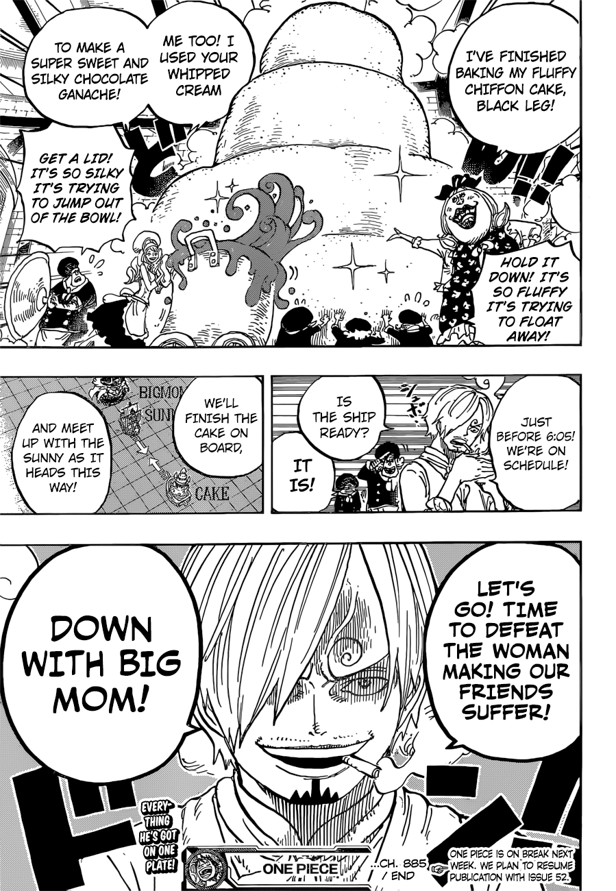 One Piece Chapter 885