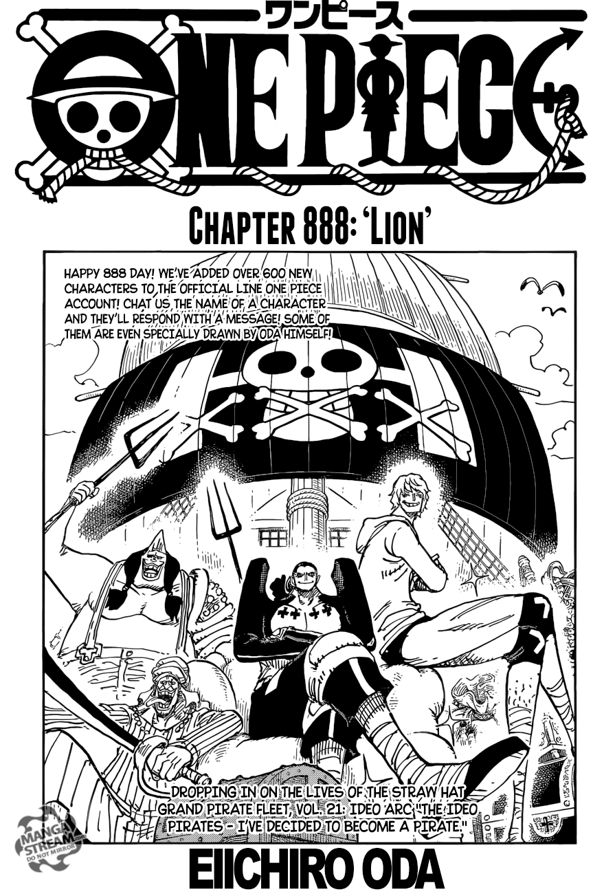 One Piece Chapter 888