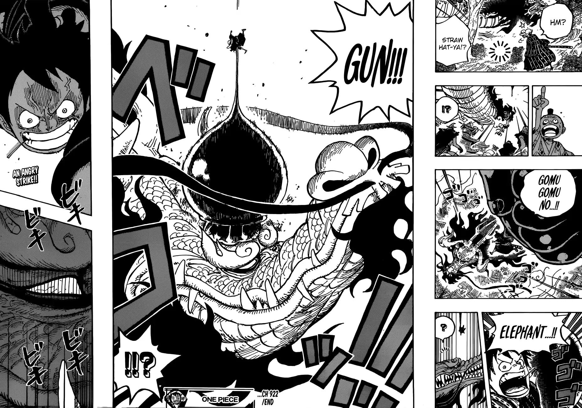 One Piece Chapter 922