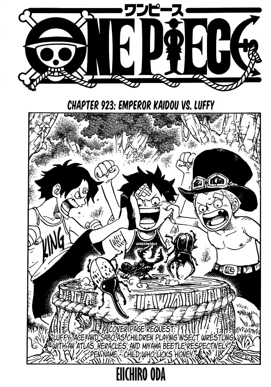 One Piece Chapter 923