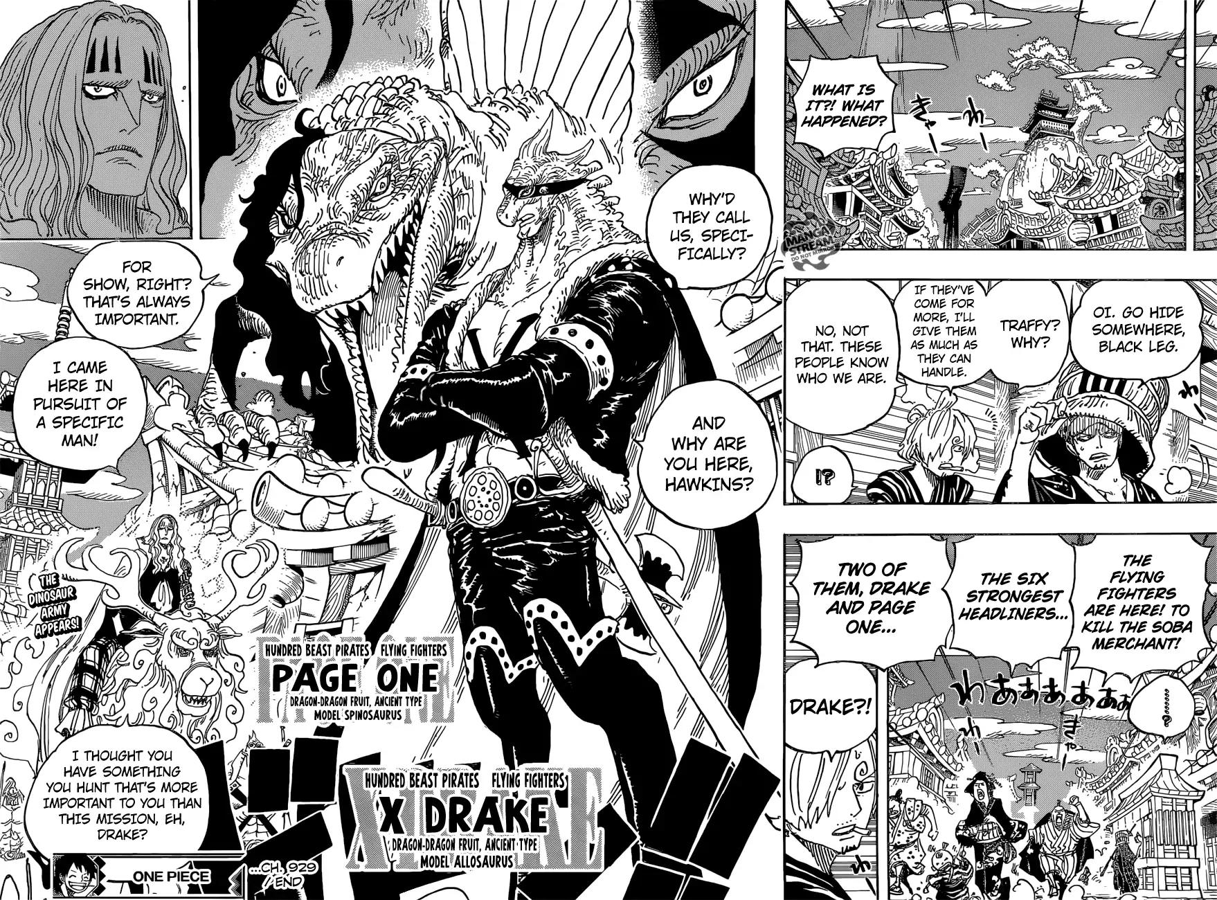 One Piece Chapter 929