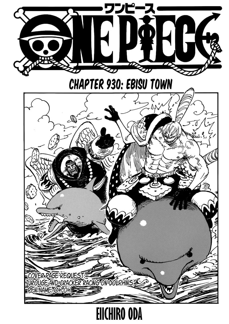 One Piece Chapter 930