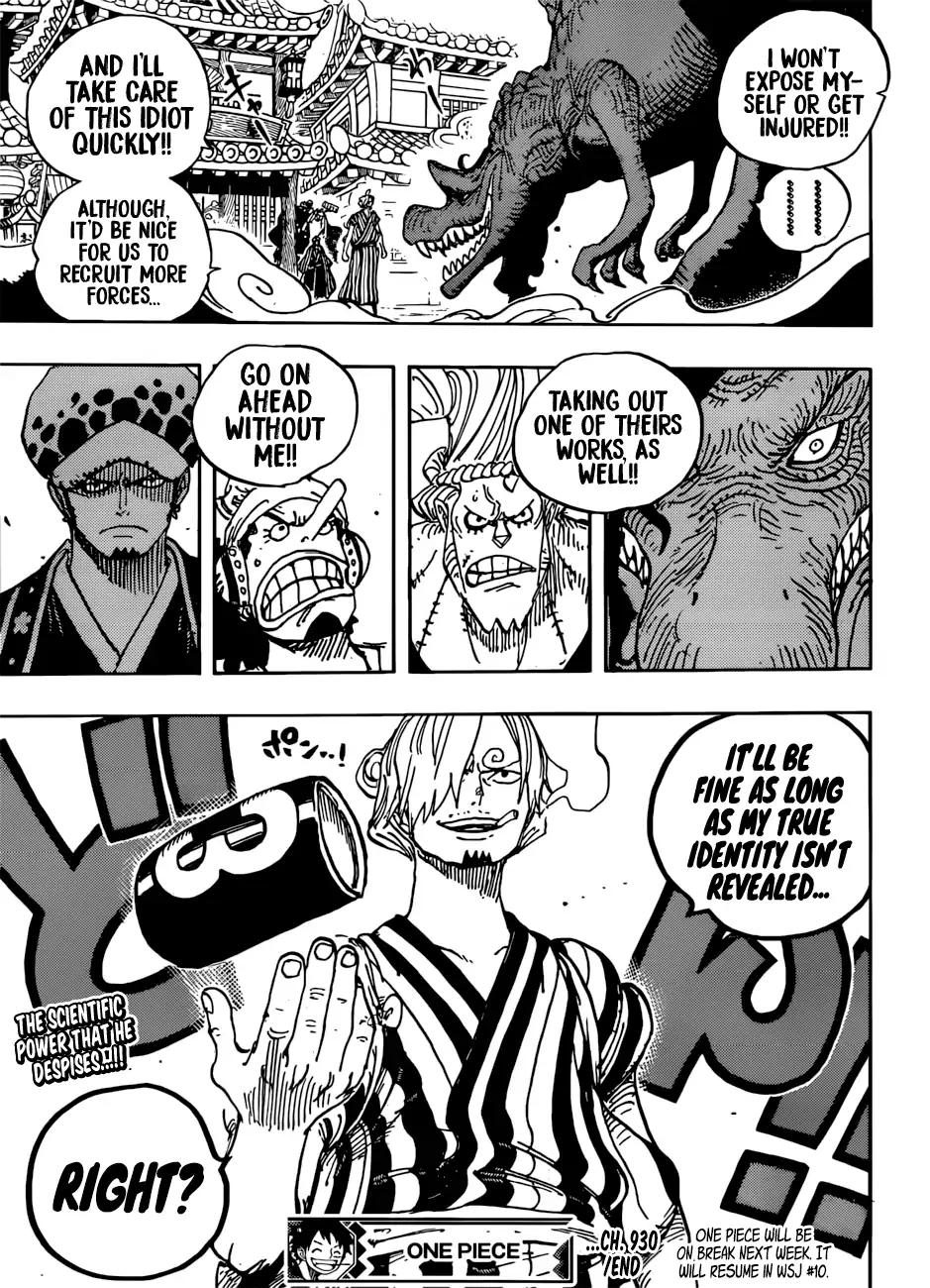 One Piece Chapter 930