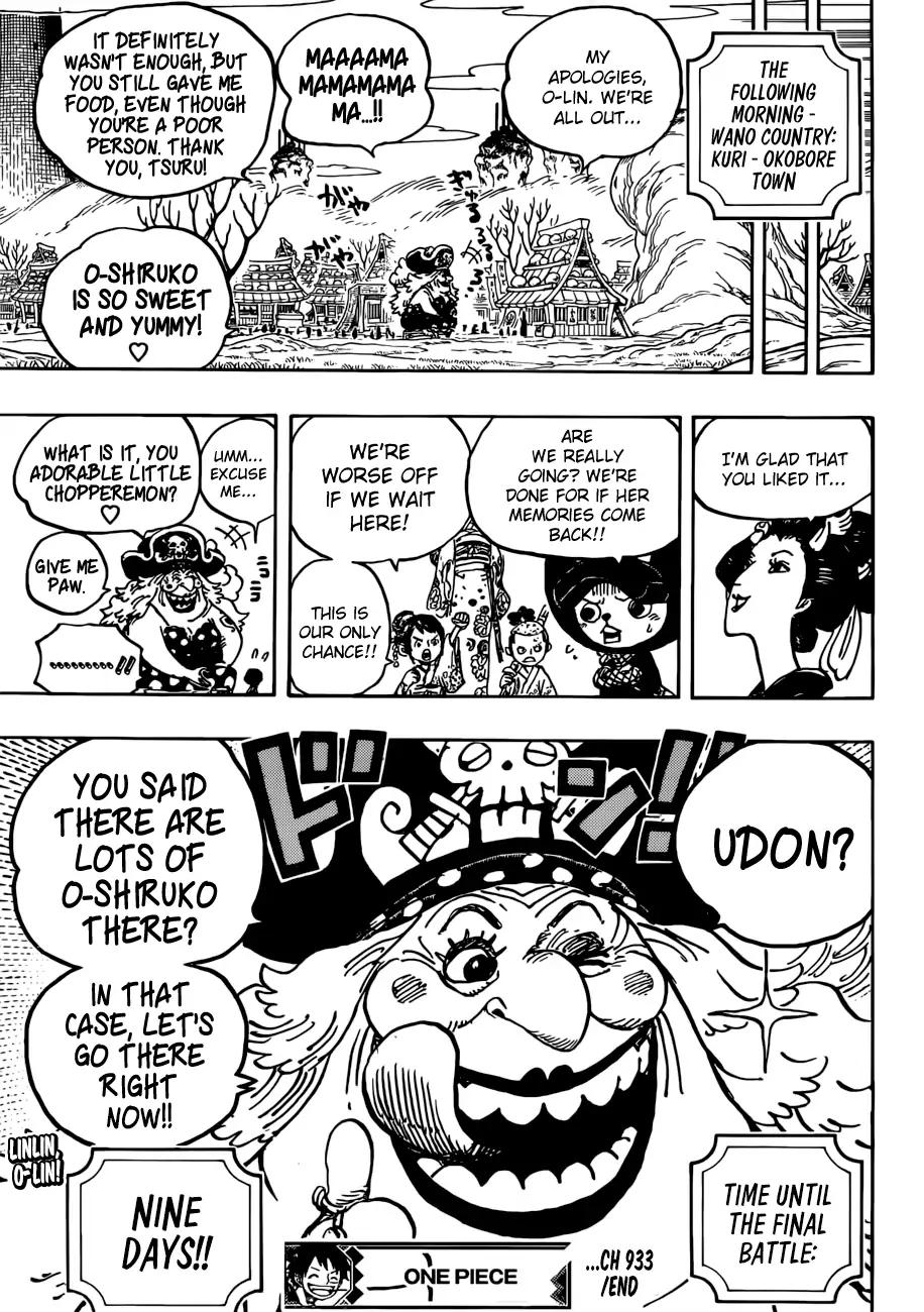 One Piece Chapter 933