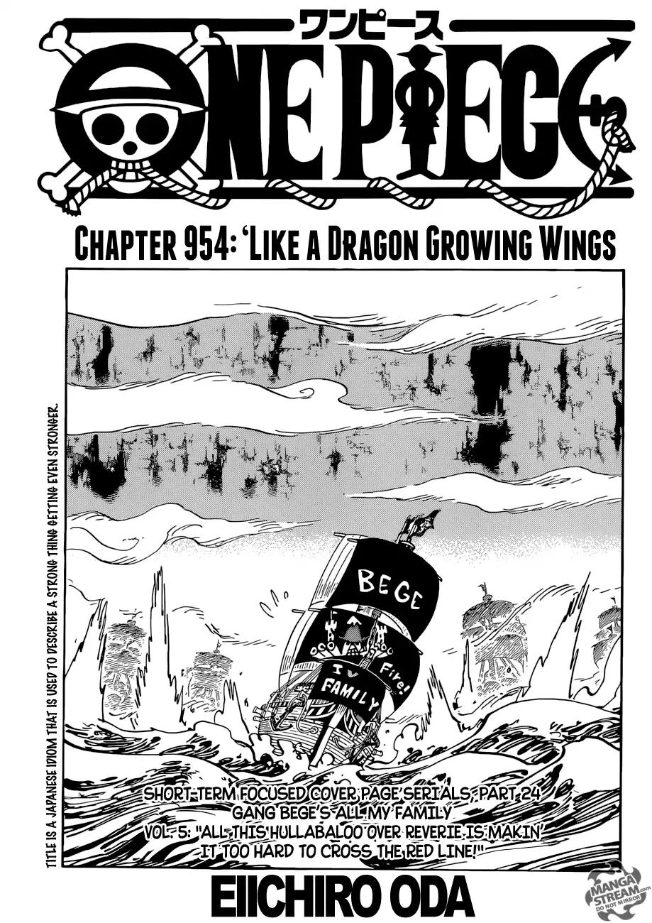 One Piece Chapter 954