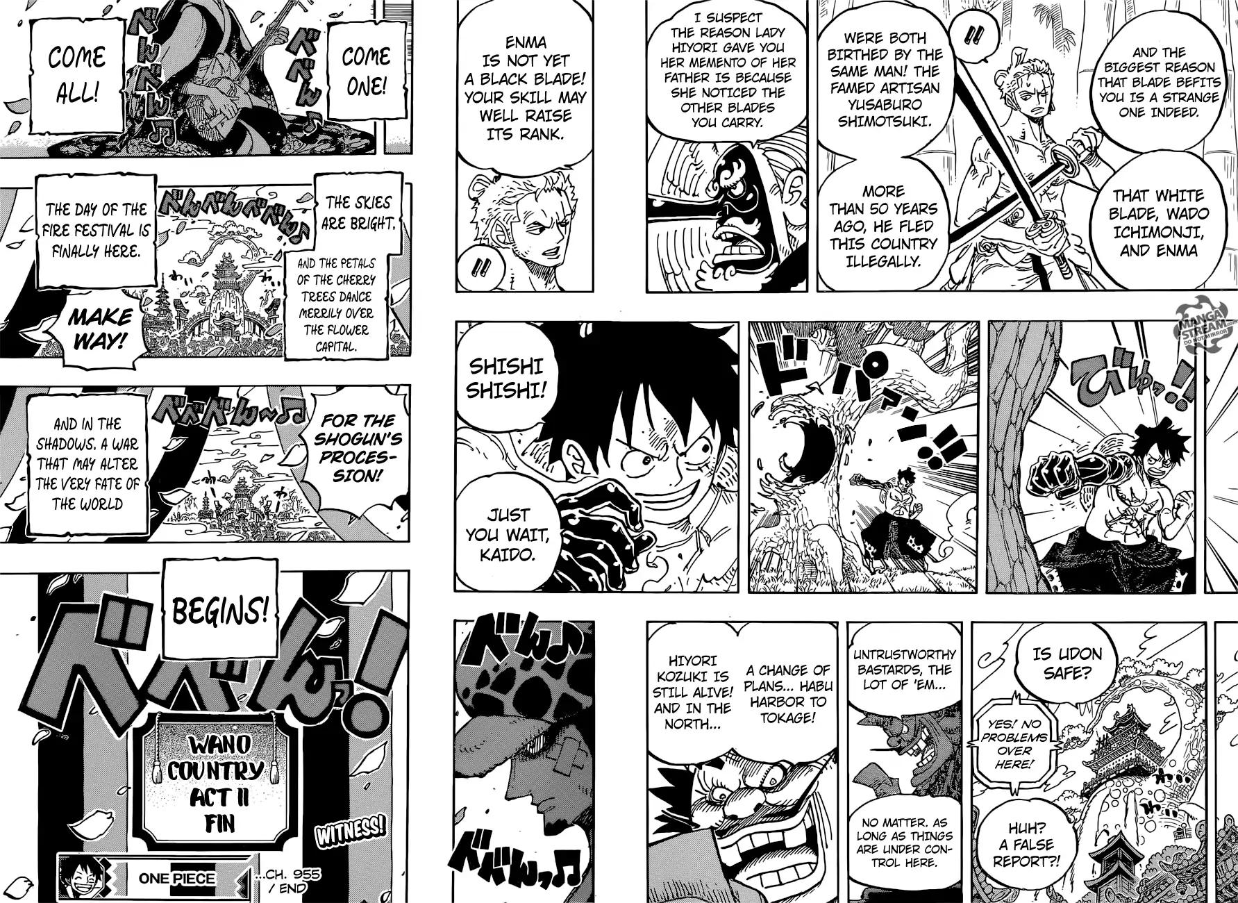 One Piece Chapter 955