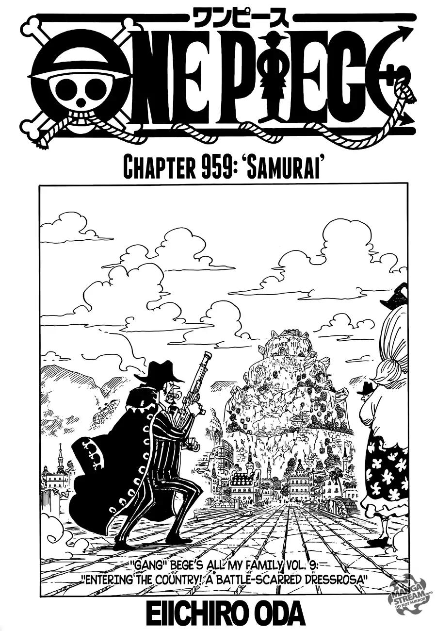 One Piece Chapter 959