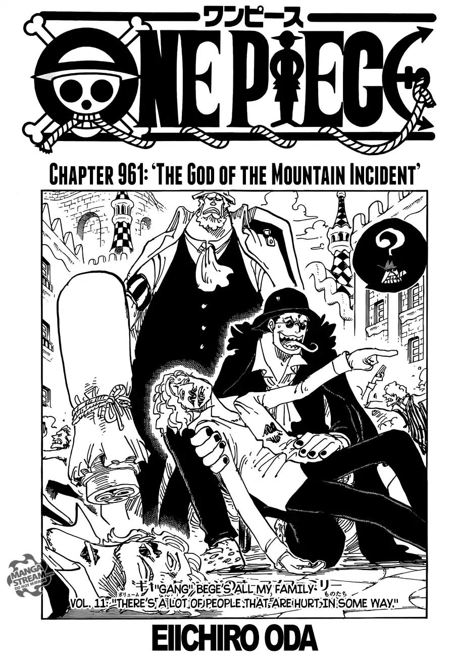 One Piece Chapter 961