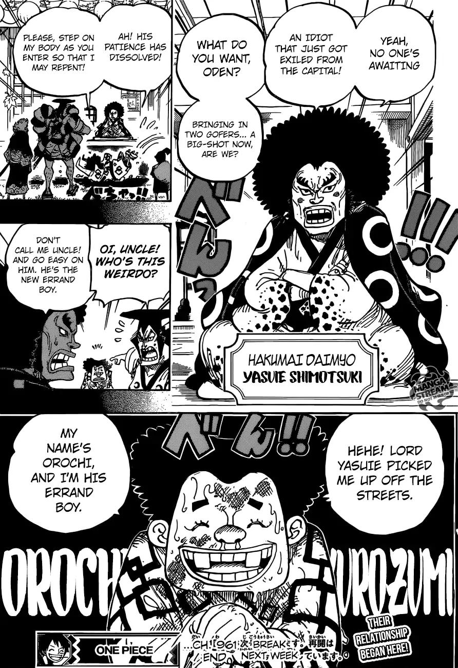 One Piece Chapter 961