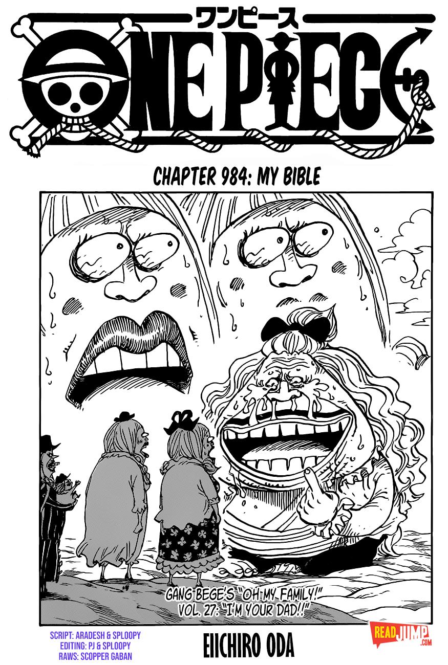 One Piece Chapter 984