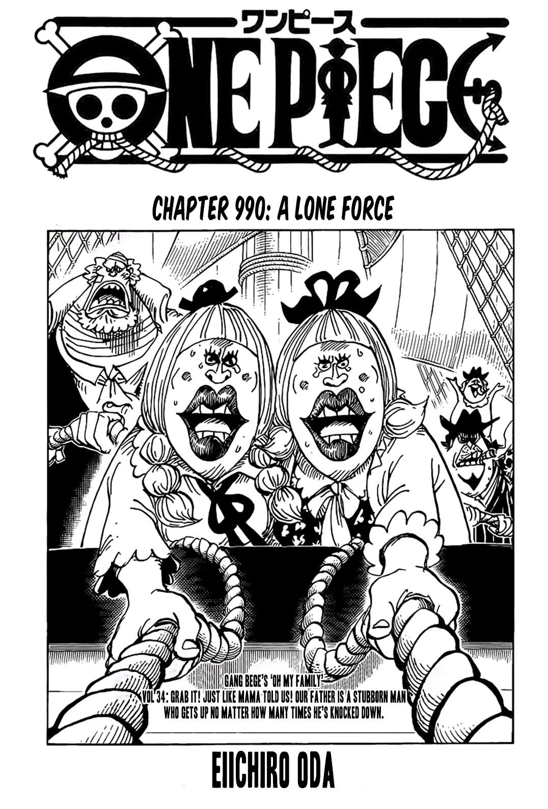 One Piece Chapter 990