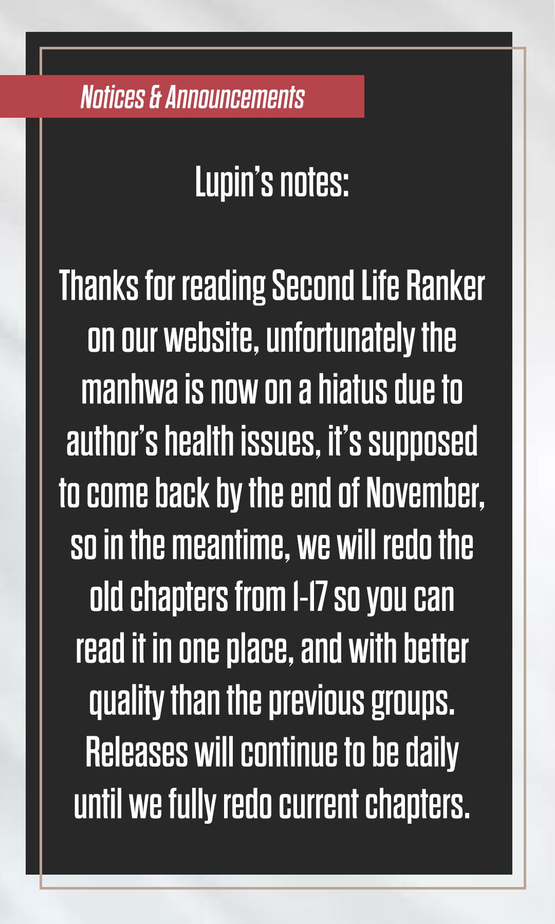 Ranker Who Lives A Second Time Chapter 38.1