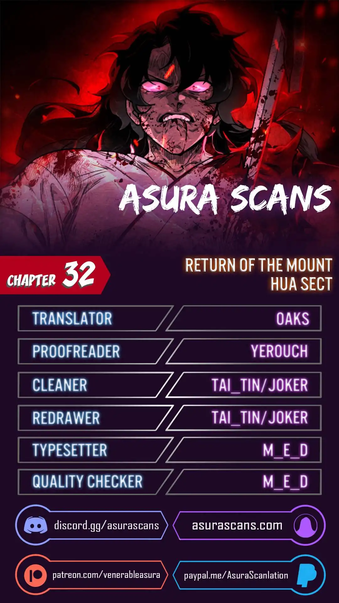 Return of the Mount Hua Sect Chapter 32