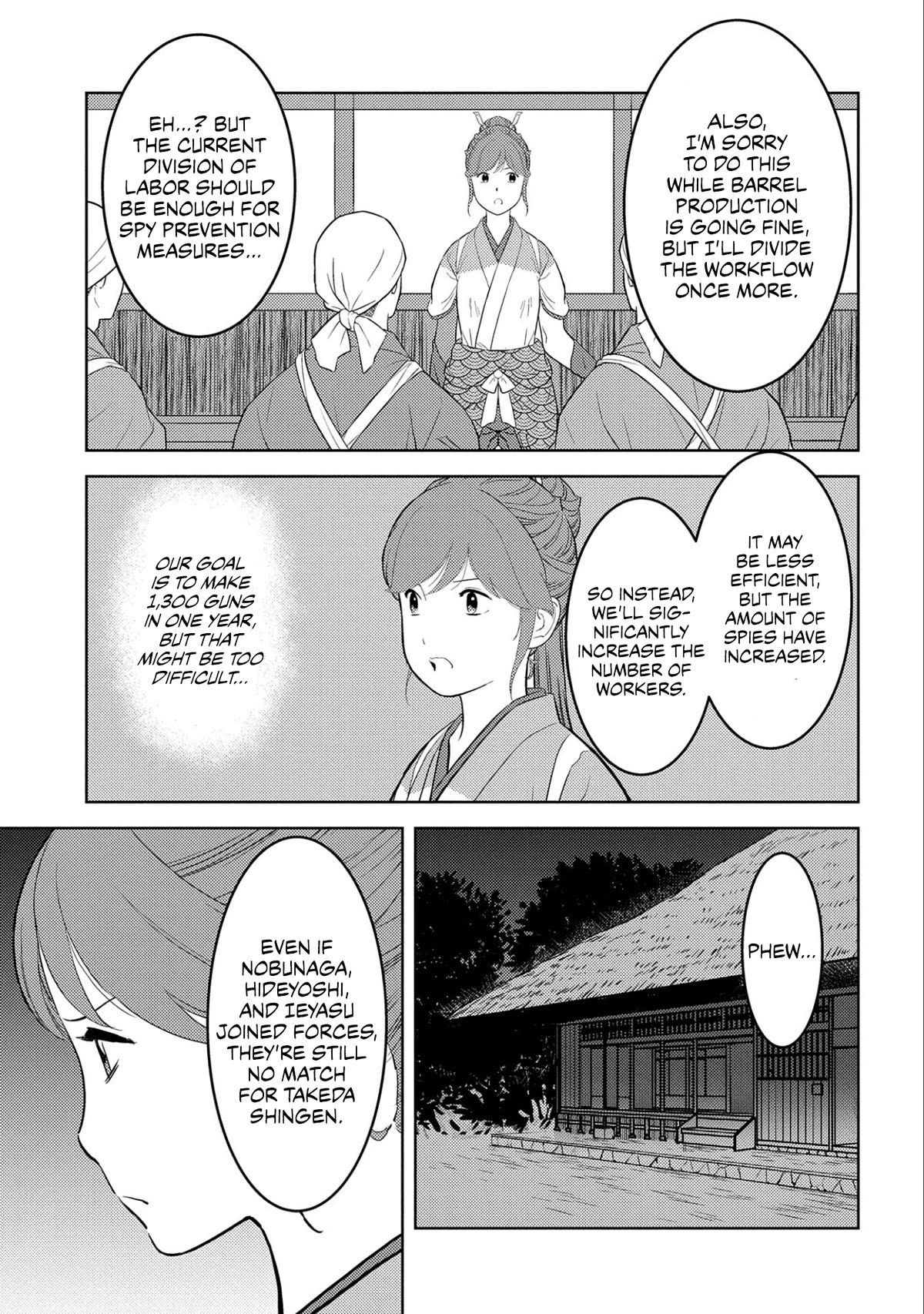 Sengoku Komachi Kuroutan: Noukou Giga Chapter 67