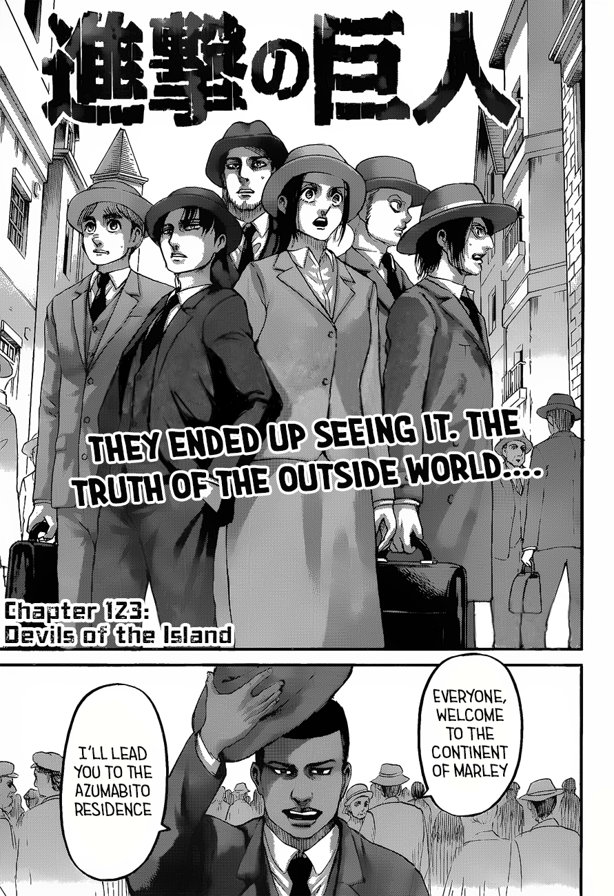 Shingeki no Kyojin Chapter 123