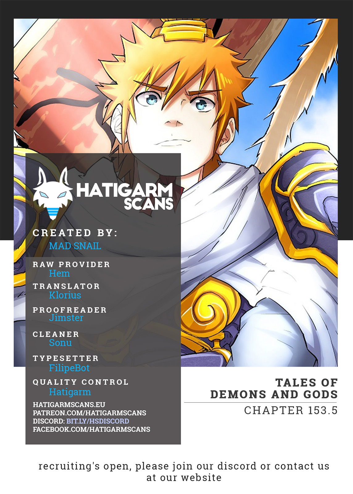 Tales of Demons and Gods Chapter 153.5