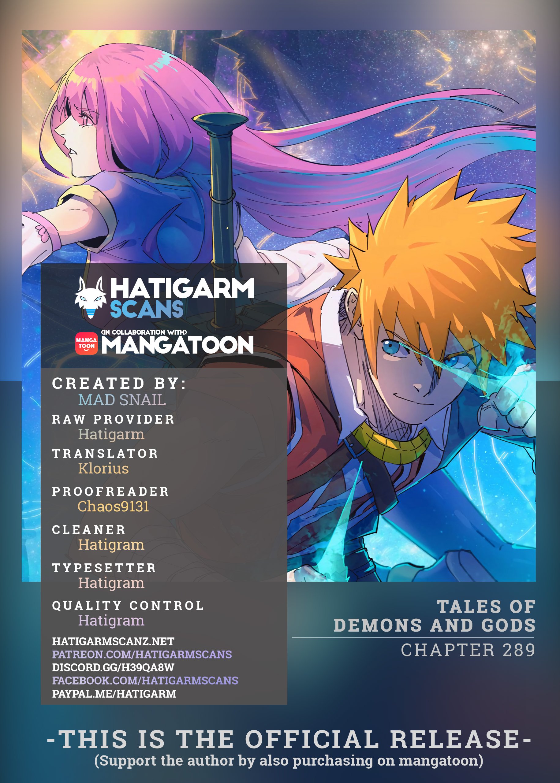 Tales of Demons and Gods Chapter 289