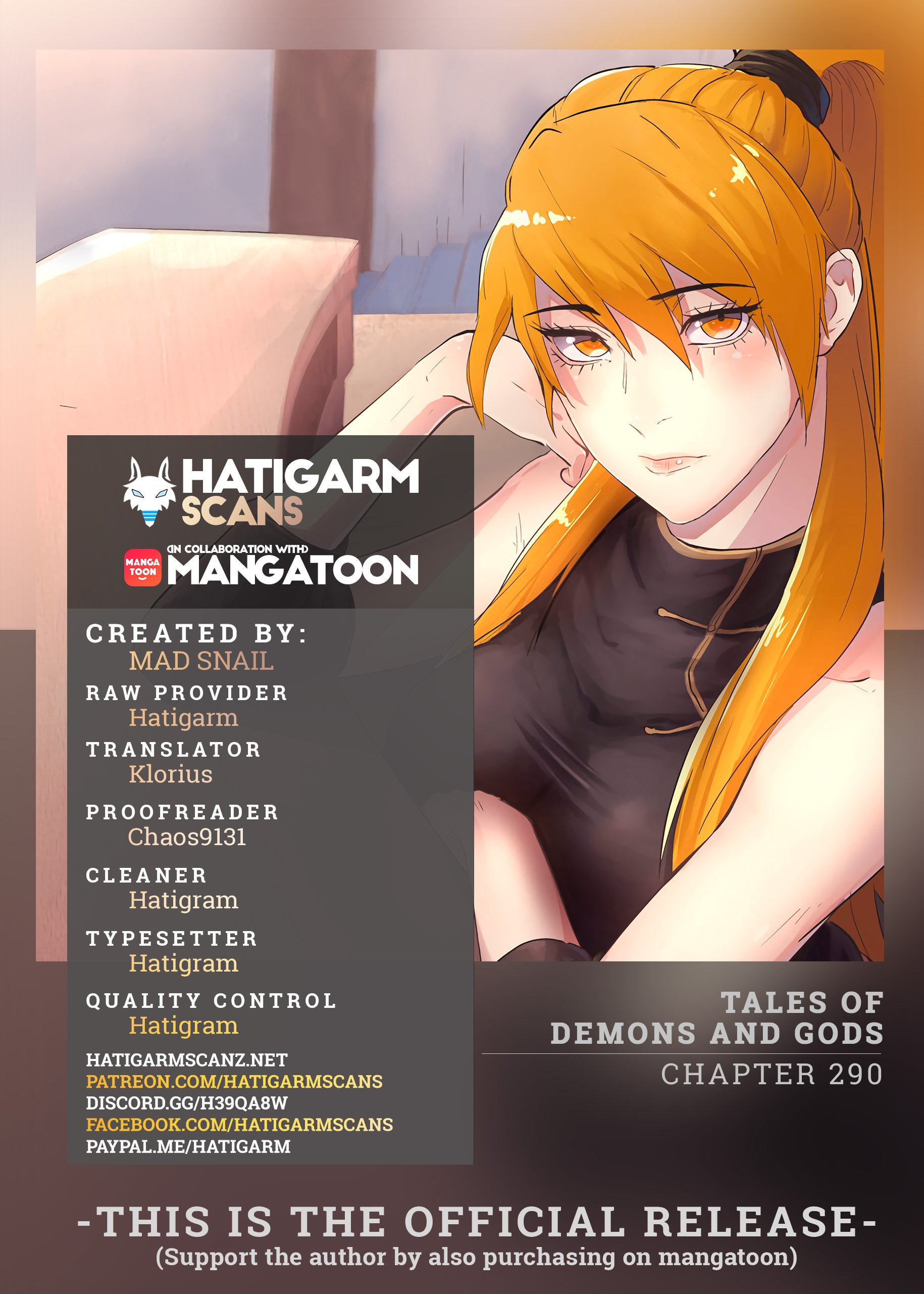 Tales of Demons and Gods Chapter 290