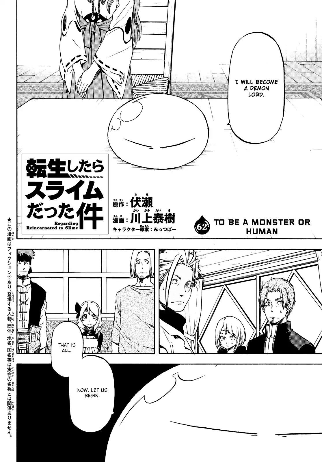 Tensei Shitara Slime Datta Ken Chapter 62