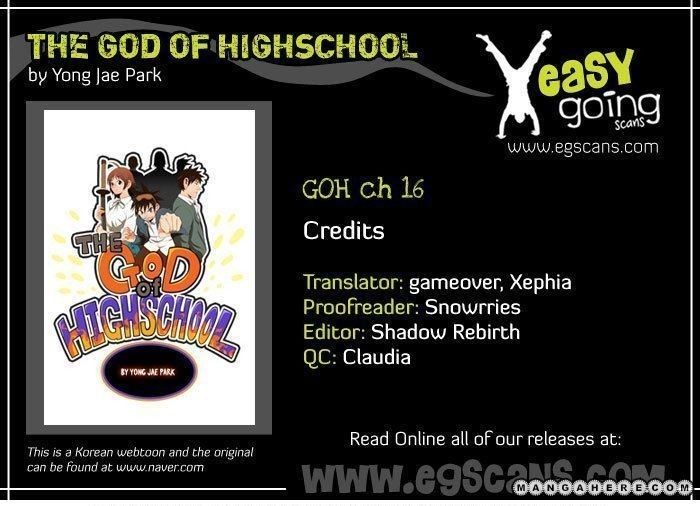 The God of High School Chapter 16