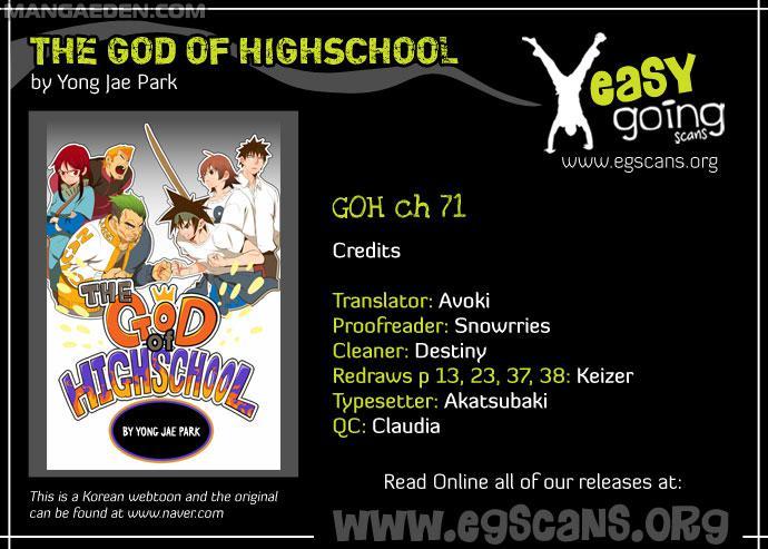 The God of High School Chapter 71.1