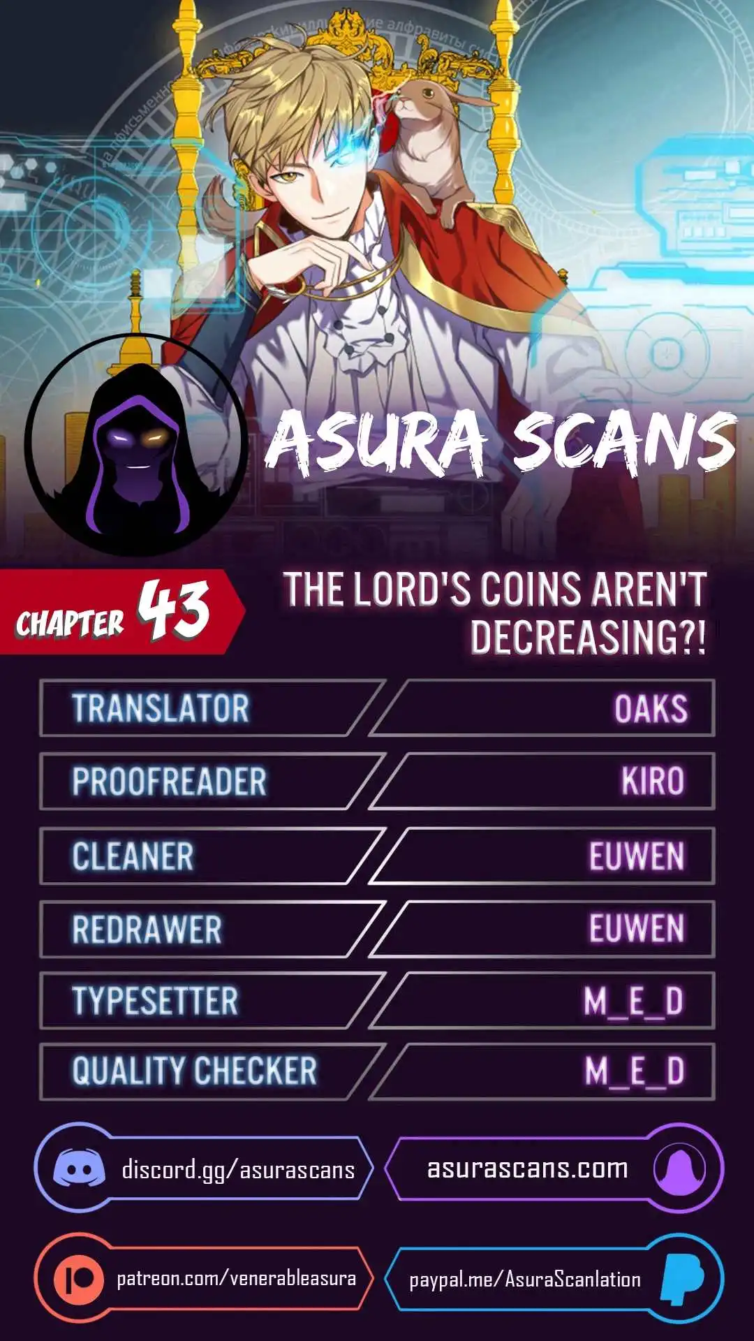 The Lord's Coins Aren't Decreasing?! Chapter 43