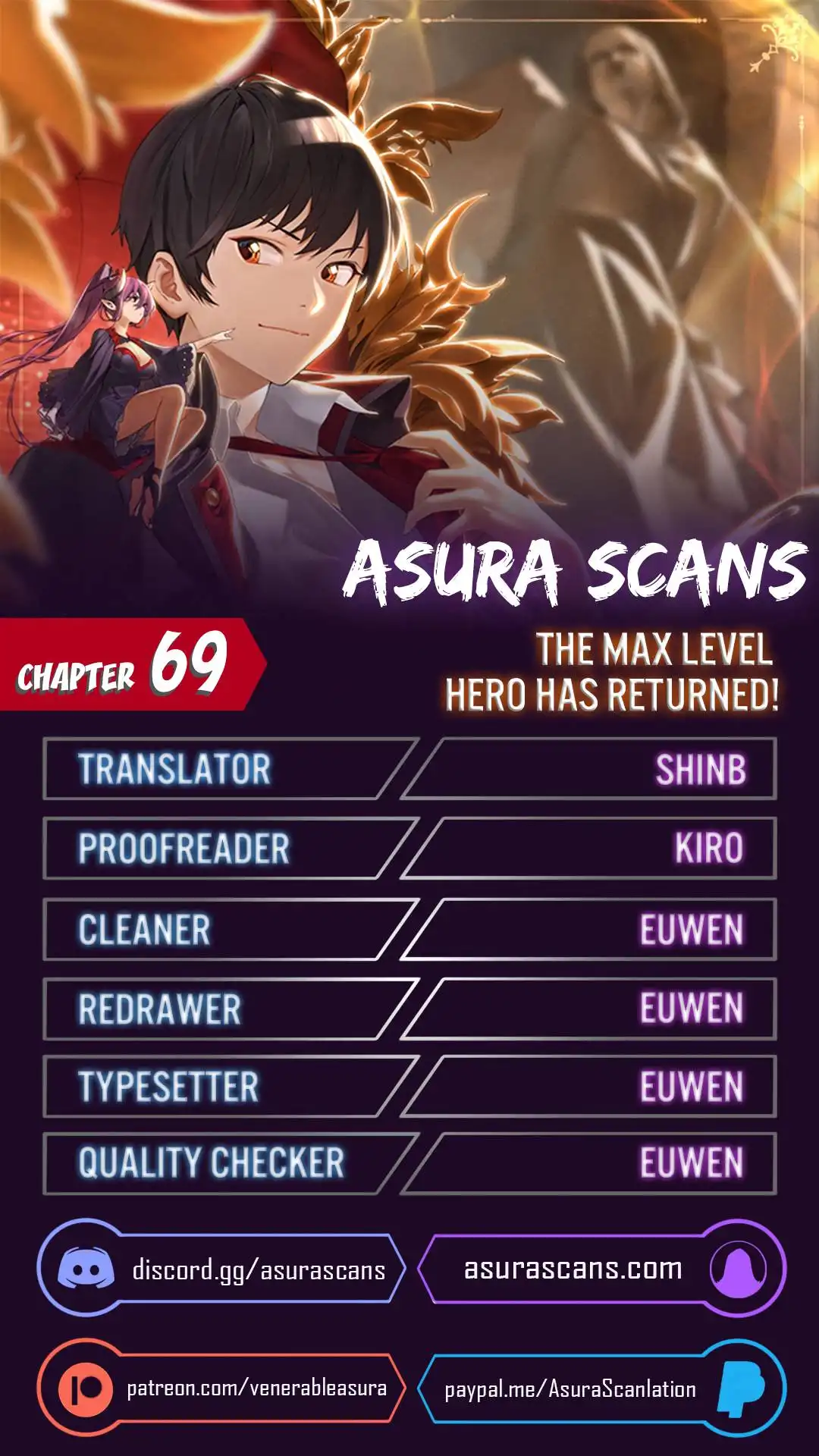 The MAX leveled hero will return! Chapter 69