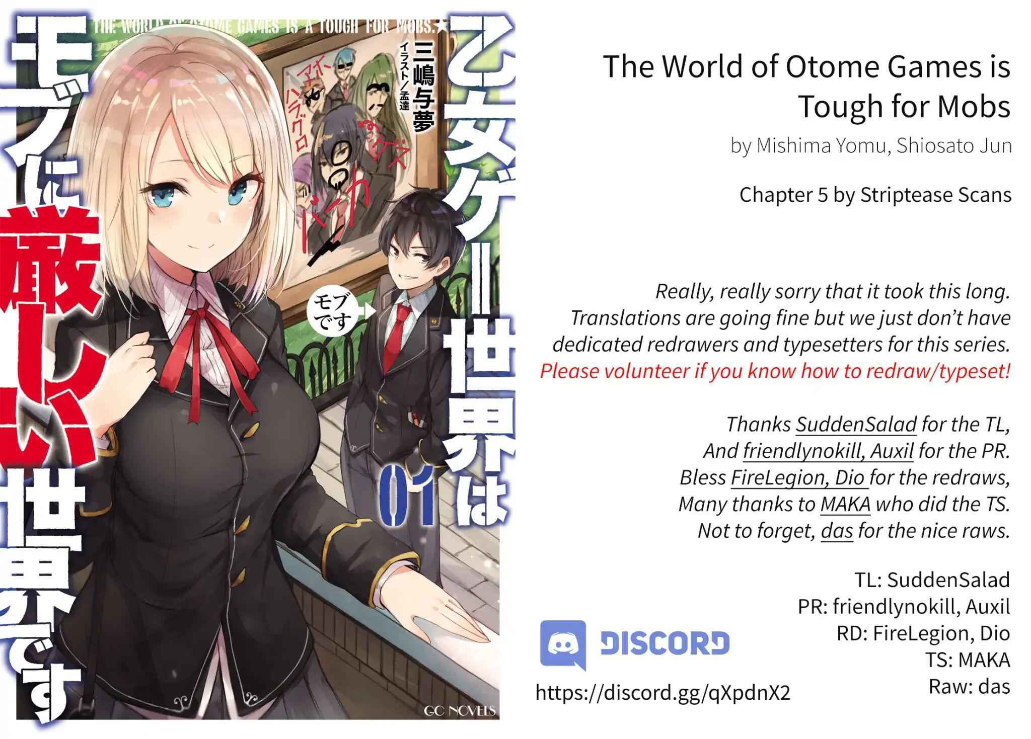 The World of Otome Games Is Tough for Mobs Chapter 5