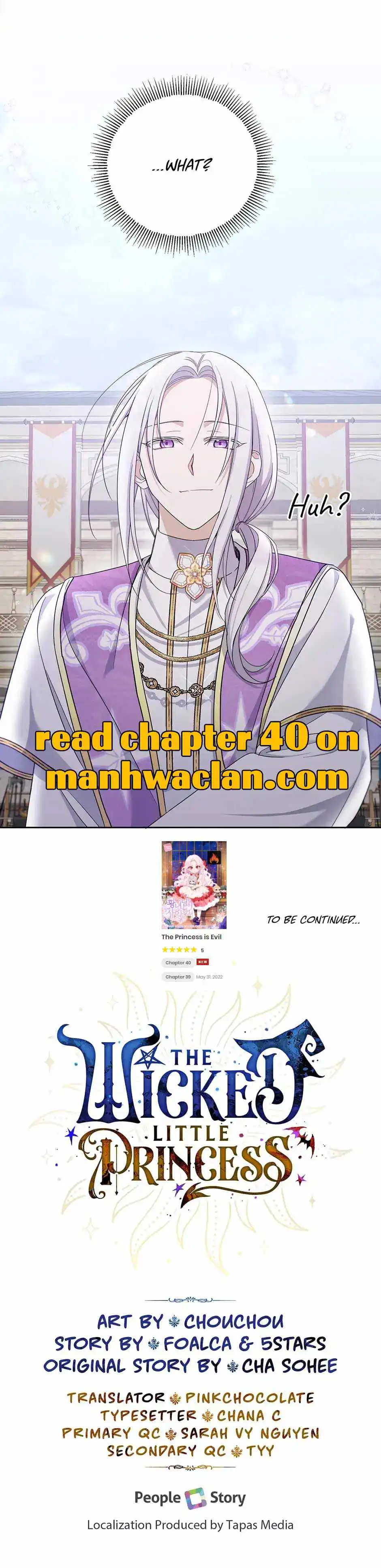 The princess is evil Chapter 39