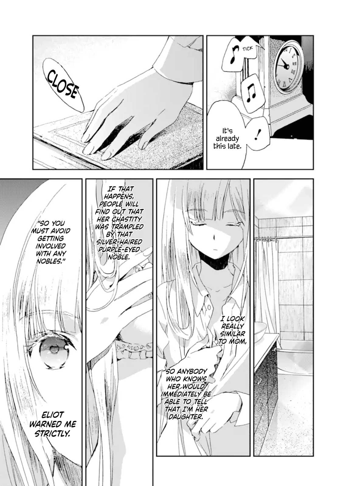 Watashi no Okaa-sama wa Tsuihou sareta Moto Akuyaku Reijou Deshita - Heimin Busu Megane no Gekokujou Chapter 1