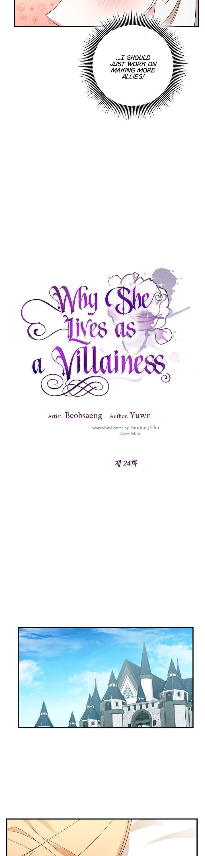 Why She Lives as a Villainess Chapter 24